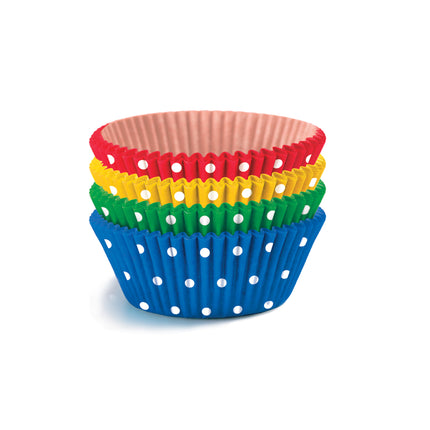 Moules à cupcakes colorés 4.5cm 40pcs