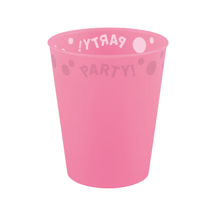 Tasse de fête rose 250ml
