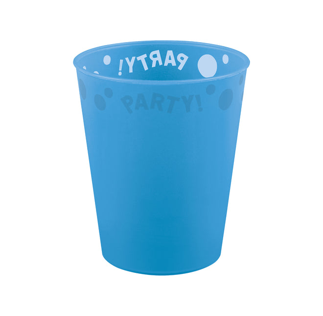 Produits semi-transparents réutilisables Party Reusable Semi Transparent Cup 250Ml Blue 1St