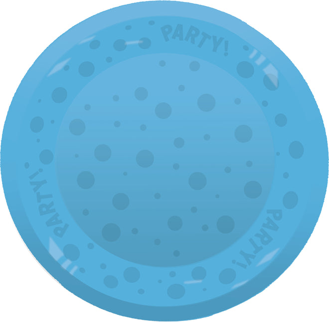 Produits semi-transparents réutilisables Party Reusable Semi Transparent Plate 21Cm Blue 1St