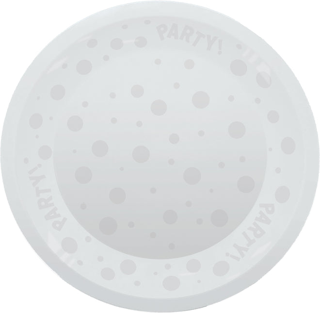 Produits semi-transparents réutilisables pour les fêtes Plaque semi-transparente réutilisable pour les fêtes 21Cm 1St.