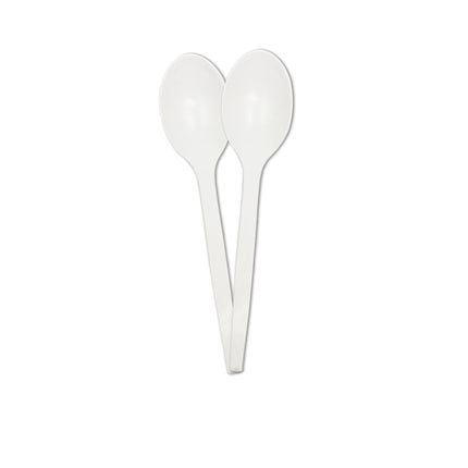 Couverts blancs Cuillères 10pcs