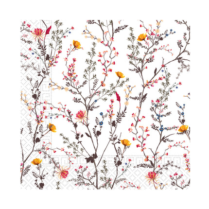 Serviettes en papier 3 plis Serviettes en papier 3 plis 25X25Cm Branches modernes 20St