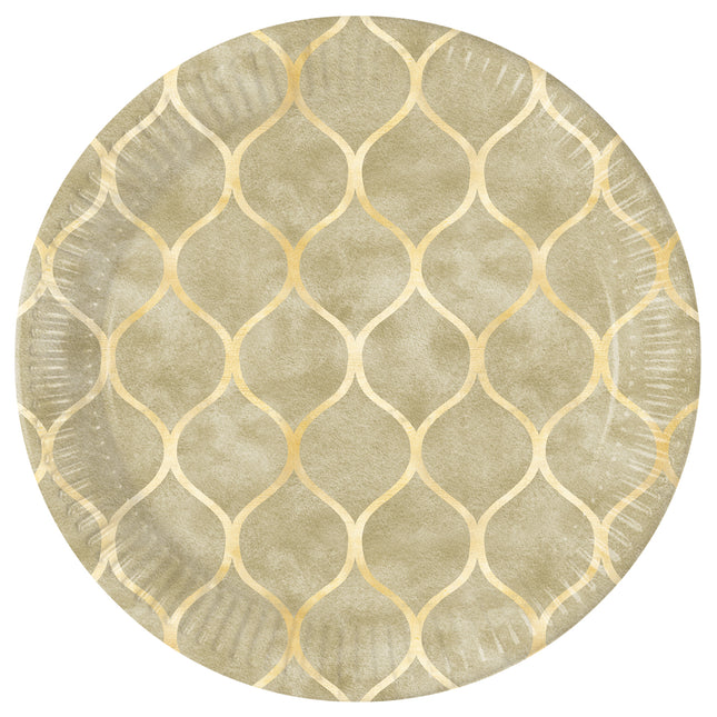 Everyday Designs Arabic Cells Fsc Paper Plates Next Generation Large 23Cm 8St
