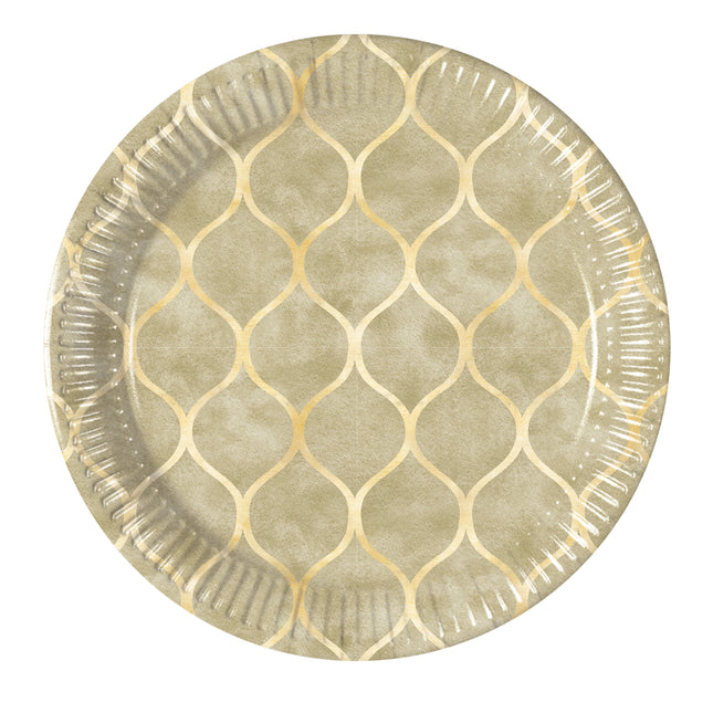 Everyday Designs Arabic Cells Fsc Paper Plates Next Generation Medium 20Cm 8St
