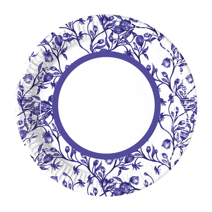 Everyday Designs Assiettes en papier Fsc en porcelaine bleue Next Generation Medium 20Cm 8St
