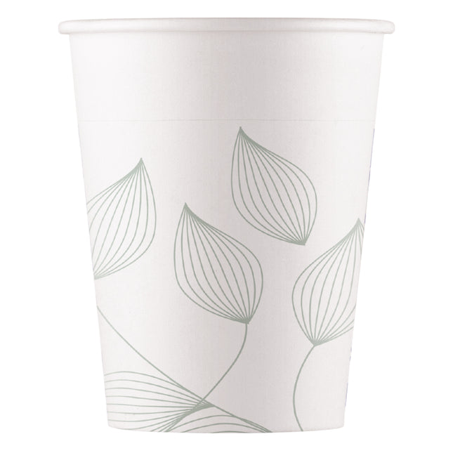 Everyday Designs Leaves Fsc Gobelets en papier 200Ml (Wm) 8St