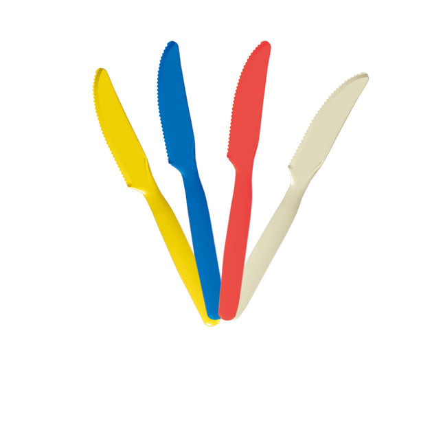 Couteaux colorés réutilisables 8pcs