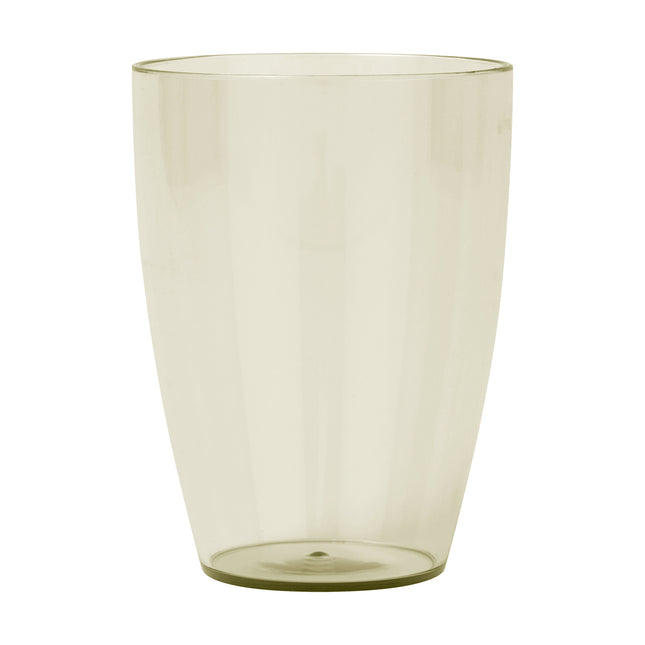 Verres semi-transparents réutilisables Verres semi-transparents réutilisables de couleur beige 2St