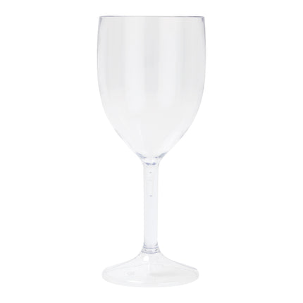 Verre à vin transparent en plastique 300ml 2pcs