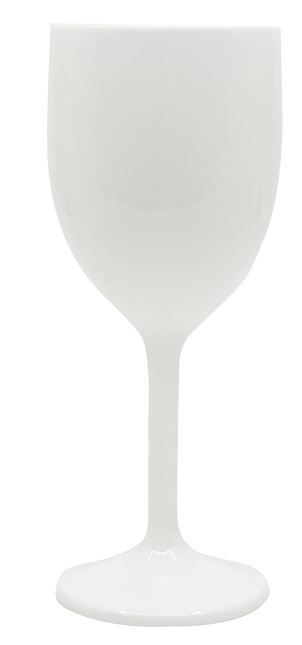 Verres réutilisables de couleur unie Verres à vin réutilisables de couleur blanche 2St