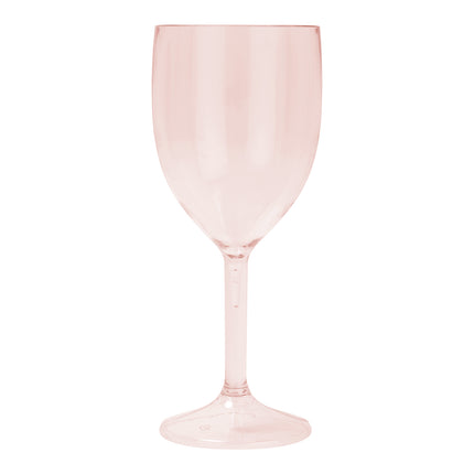 Verres semi-transparents réutilisables Verres à vin semi-transparents réutilisables en or rose 2St