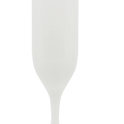 Verres réutilisables de couleur unie Verres à champagne réutilisables de couleur blanche 2St