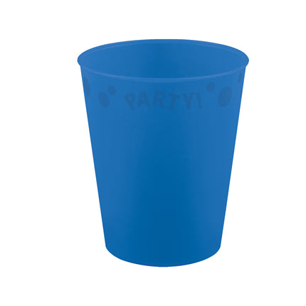 Party Reusable Bright Colors Tasse réutilisable 250Ml Bright Blue 1St