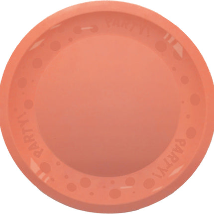Assiette de fête Orange Pastel 21cm