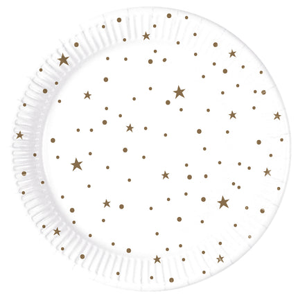 Assiettes en étoile 23cm 8pcs