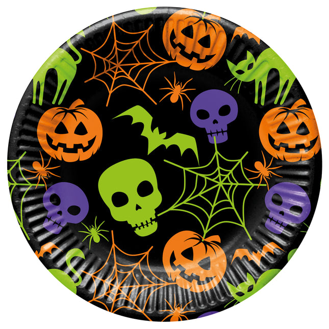 Assiettes d'Halloween 23cm 8pcs