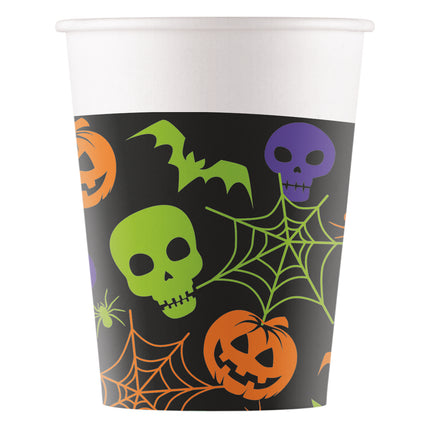 Happy Halloween Party Fsc gobelets en papier 200Ml (Wm) 8St