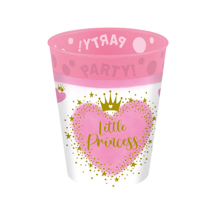 Ma petite princesse Party gobelets réutilisables 250Ml 4St