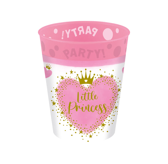 Ma petite princesse Party gobelets réutilisables 250Ml 4St
