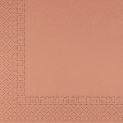 Serviettes de table or rose 3 couches 33cm 20pcs