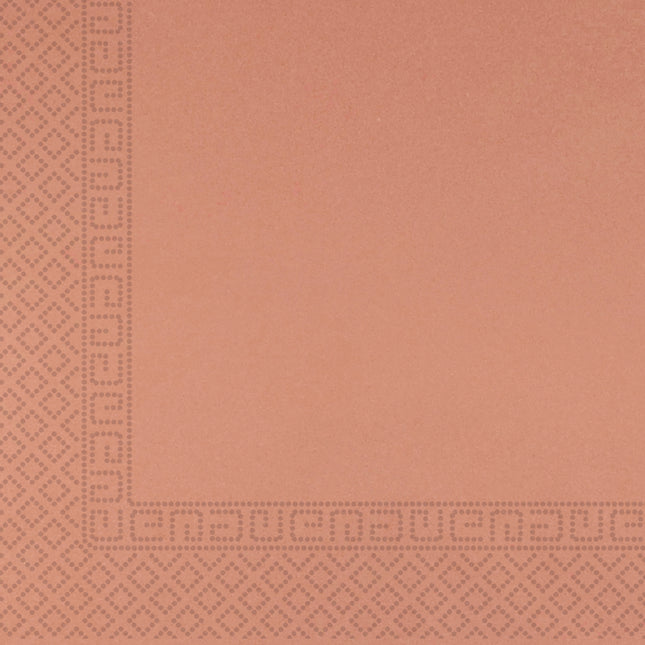 Serviettes de table or rose 3 couches 33cm 20pcs