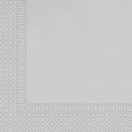 Serviettes de table argentées métaliques 33cm 20pcs