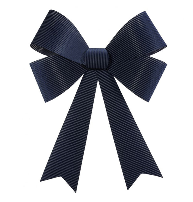 Nœud papillon géant en velours côtelé bleu marine 71cm x 86cm