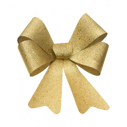 Nœud à paillettes d'or 36.5CM X 50.8CM
