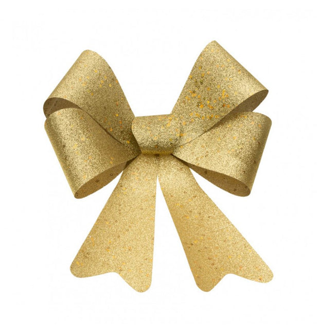 Nœud à paillettes d'or 36.5CM X 50.8CM