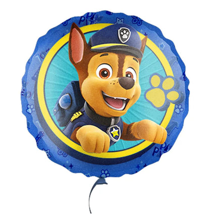 Ballon à l'hélium Paw Patrol « Chase » (vide) 45 cm