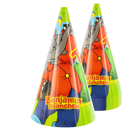 Chapeaux de fête Benjamin Blümchen, lot de 10