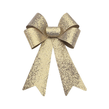 Nœud à paillettes d'or 22.9CM X 39.1CM