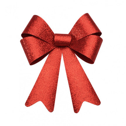 Noeud rouge à paillettes 36.5CM X 50.8CM