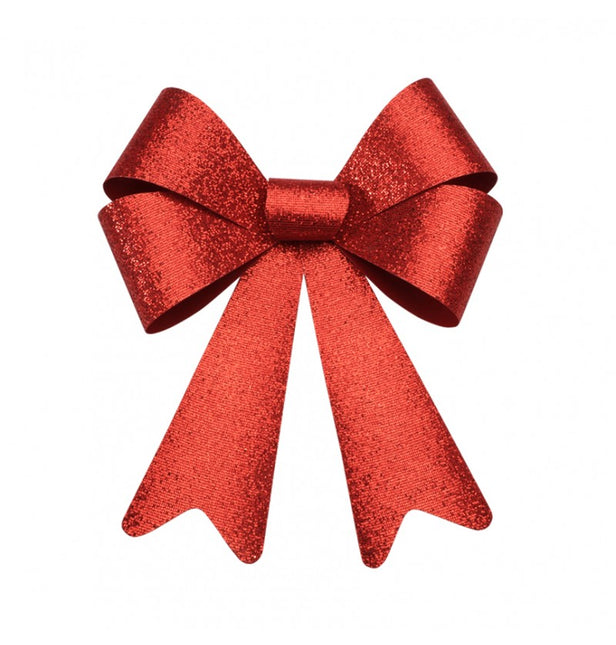 Noeud rouge à paillettes 36.5CM X 50.8CM