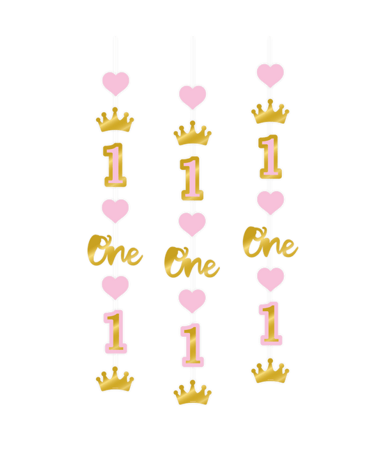 1 Jaar Hangdecoratie Meisje van Paper Dreams koop je bij Partywinkel