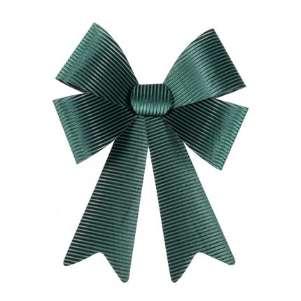 Maxi nœud vert en velours côtelé 50.8cm x 66cm
