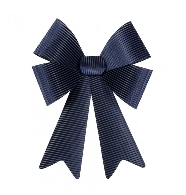 Maxi nœud en velours côtelé bleu marine 50.8cm x 66cm