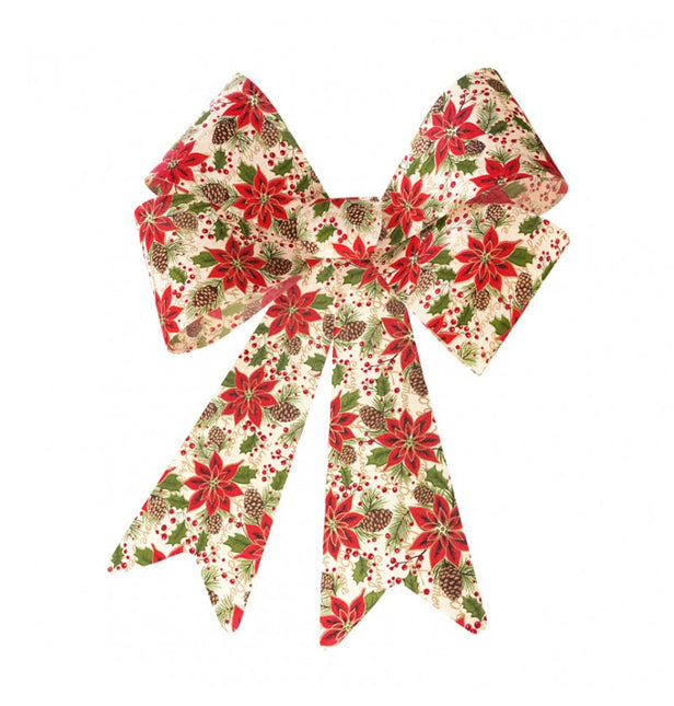 Maxi nœud poinsettia 50.8cm x 66cm