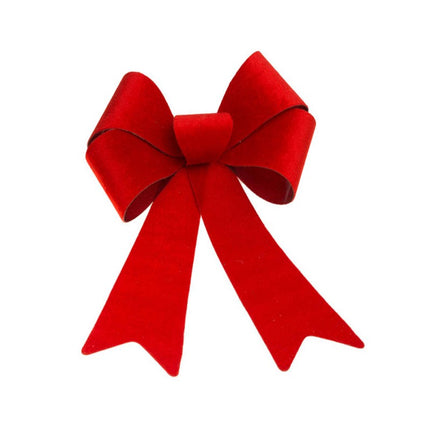 Nœud en velours rouge 22.9CM X 39.1CM