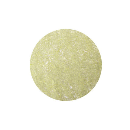 Sets de table dorés ronds 34cm 10pcs