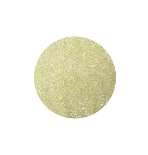 Sets de table dorés ronds 34cm 10pcs