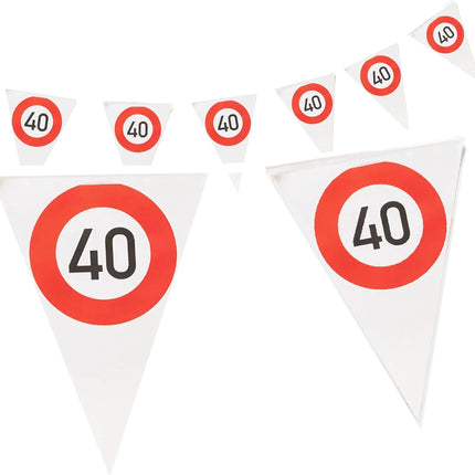 Panneau de signalisation « Slinger » 40 ans, 4 m