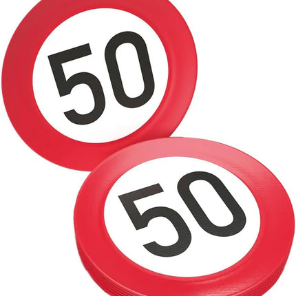 50 ans de panneaux de signalisation – Panneau de 23 cm