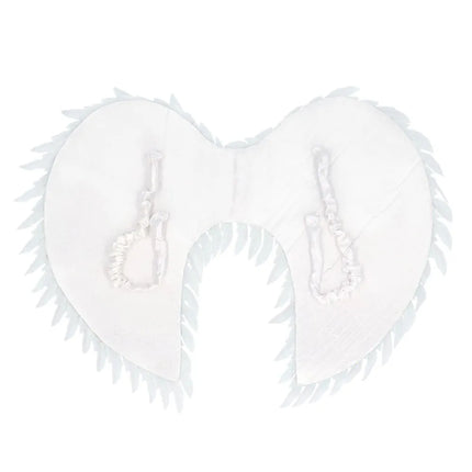 Ailes d'ange Glam blanches (55 x 50 cm)