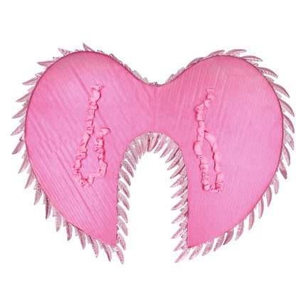 Ailes d'ange rose glamour (55 x 50 cm)