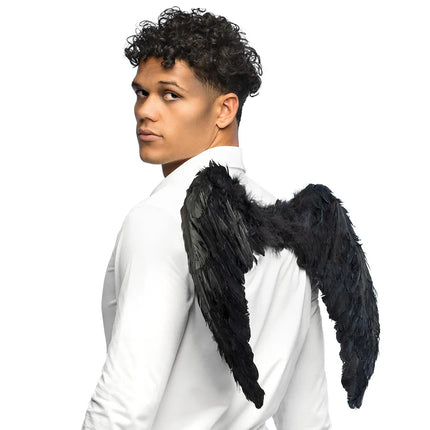Ailes d'ange Elysia noires (60 x 40 cm)