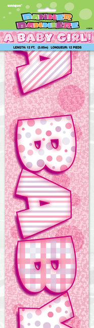 Bannière Prisme A Baby Girl, 12 ft