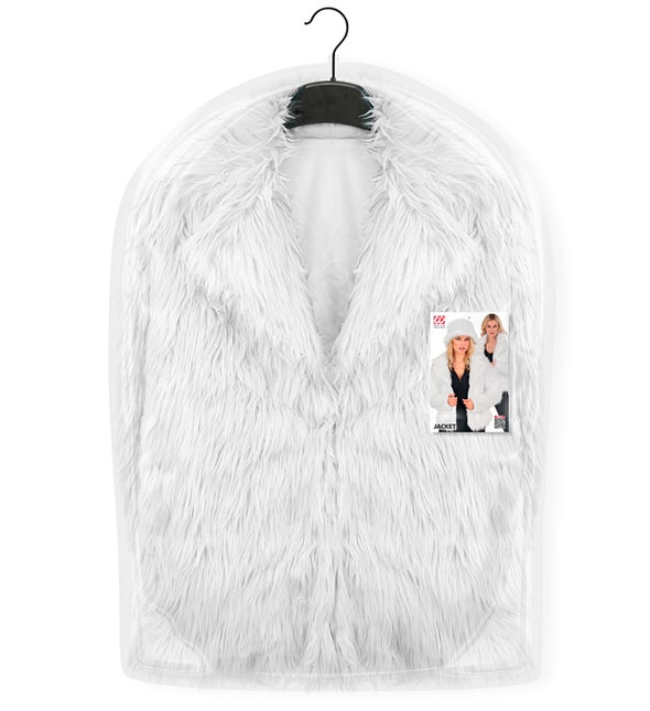 Manteau de fourrure pour femmes Plush White