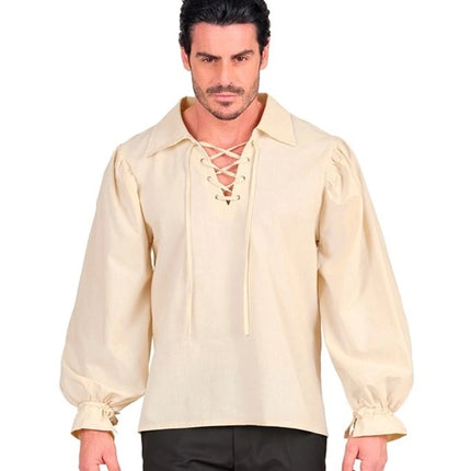 T-SHIRT BEIGE AU STYLE RÉTRO